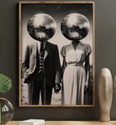 Plakat na płótnie retro disco 50x70cm