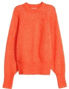 H&M SWETER MOHER WEŁNA POMARAŃCZOWY BLOG R.36/S NOWY!