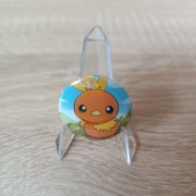 Holograficzna Przypinka HOLO handmade Pokémon Torchic 32 mm