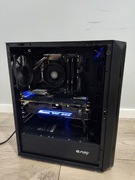 Czarny komputer do gier z Ryzen 5 3600 i PLAIT GTX 1070