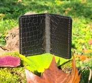 Otwierany skórzany CARDHOLDER etui na karty- IDEALNY NA PREZENT