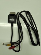 Xbox 360  composite AV Microsoft czarny oryginalny.