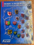 Monety NG herby 16 województw w klaserze