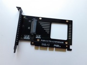 Adapter dysku SSD U.2 na PCI-E NVMe
