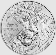 Moneta srebrna  Czech Lion 1 uncja Srebra 2024 Czeski Lew