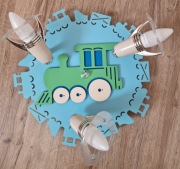 Lampa sufitowa pociąg, kolejka, ciuchcia 3x40W max Nowodworski - POLSKI