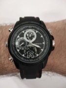 Duży zegarek szpiegowski z kamerą 