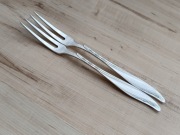POSREBRZANE WIDELCE DO ZAKĄSEK HEFRA FRAGET WZÓR AMEYKAŃSKI