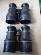 Stare lornetki wojskowe, niemieckie - 2 sztuki