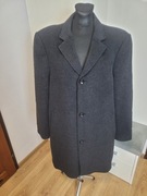 Płaszcz szaro-czarny Daniel Hechter Paris L-XL 65% wełna, 10% kaszmir