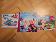 Kraina Lodu, Smerfy i Minnie. Czytam i układam Puzzle 3 sztuki