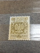 znaczek skarbowy znak opłata skarbowa 2000 zł złotych PRL