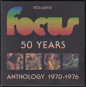 Focus 50 Years Anthology 1970-1976 - 9CD +2DVD NOWY