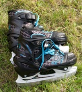 Łyżwy Up2Glide ICE FUN niebieskie rozmiar L 38-41