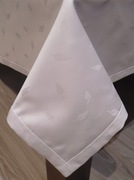 Biały Obrus na święta 120 x 160