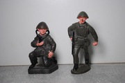Żołnierzyk radiooperator piechur Narodowej Armii Ludowej NRD DDR 2 szt