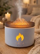 NAWILŻACZ POWIETRZA ,,WULKAN" Z SOLĄ HIMALAJSKĄ, PODŚWIETLENIE LED, PILOT