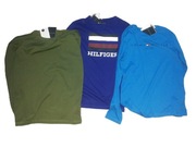 TOMMY HILFIGER męska koszulka z długim rękawem rozmiar S 3 szt