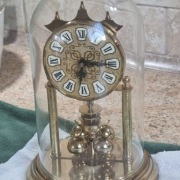 Zegar stołowy Haller z rotacyjnym wahadłem made in Germany (do przeglądu)