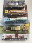 zestaw ciężarówek  5 sztuk mix ciężarówki w skali 1:87