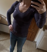 Reserved bluzka damska z długim rękawem S long sleeve T-shirt elastyczna