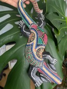 Rękodzieło -jaszczurka przywiziona z Lanzarote. 