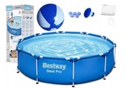 Basen Bestway 305x76 305 x 76 Steel Pro 56679 + Akcesoria Okrągły