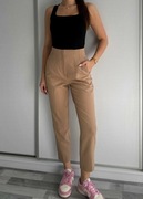 Modne cygaretki w kant ZARA 36/S beż MODNE