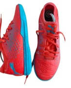 PUMA Future 19.3 Netfit MG Power Up - Red Blast/Bleu buty halówki r 40,5