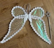 Skrzydełka na gumce + różdżka dla dziecka 