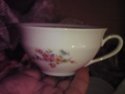 Filiżanki porcelanowe delikatne 10 sztuk bez spodeczków