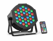Reflektor Sceniczny LED PAR RGB DMX Pilot Stroboskop