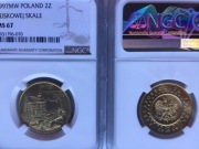 2 ZŁ 1997 ZAMEK W PIESKOWEJ SKALE NGC MS67 ! PIĘKNA