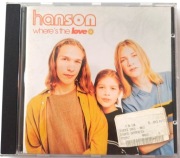 Dysk CD-HANSON-Where`s the love,używ.,stan-
