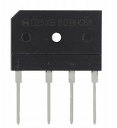 D25XB80 mostek prostowniczy Graetza 800V 25A