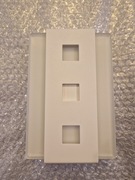 Dzwonek Gong GLASSO Biały dwutonowy GNS-248 przewodowy 230V