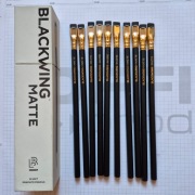 BLACKWING MATTE OŁÓWKI MIĘKKIE z gumką