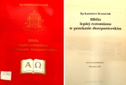 387 Bp K. Romaniuk Biblia lepiej rozumiana w przekazie duszpasterskim