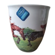 Kubek herbata TETLEY wzór #2 - wyścigi konne - vintege - NOWY