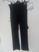 Calzedonia czarne proste damskie spodnie elastyczne r S pas 60-80cm