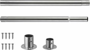 Regulowany drążek do garderoby ze stali nierdzewnej