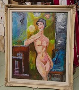 Obraz olej ,,Akt kobiety ,,