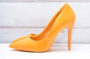 Buty Szpilki Stiletto Żółte Jasne Wysokie Eleganckie