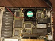 Stara płyta PC ISA z procesorem 
