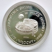 1000zł. XIV Mistrzostw Świata w Piłce Nożnej we Włoszech 1990 PRÓBA
