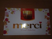 Nakładka okładka wsuwka na Merci Finest Selection Kolekcja czekoladek