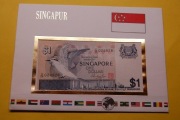 Koperta Numizmatyczna  SINGAPUR