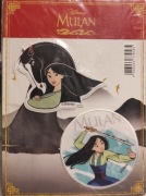 Naszywki termoprzylepne 1 op / 2 naklejki MULAN