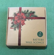 Zestaw magnetycznych kinkietów ściennych LED wykonanych z drewna