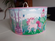 lampa sufitowa dziecięca jednorożec średnica 35 cm